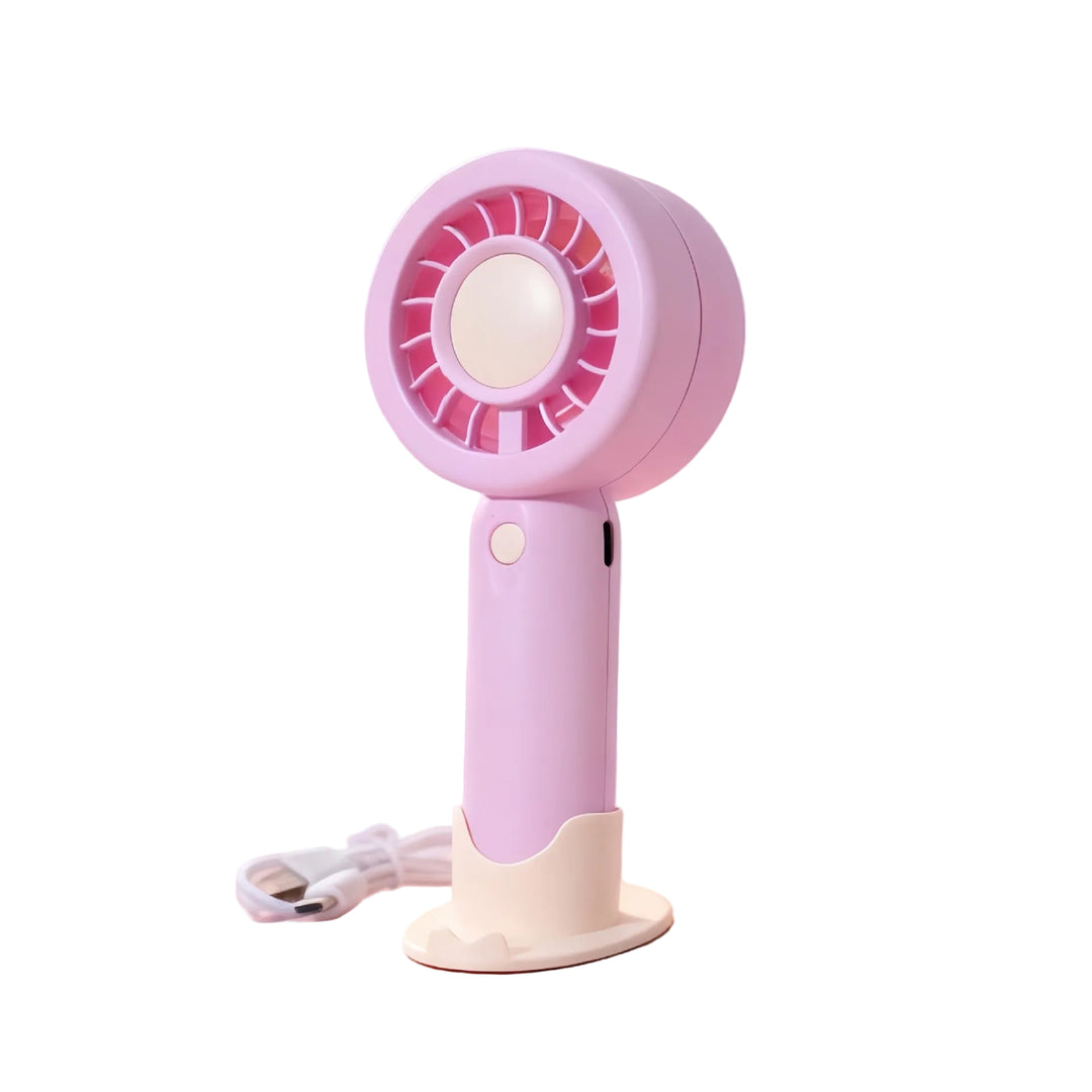 Ventilateur Portable USB pour Femme Design Ergonomique 0