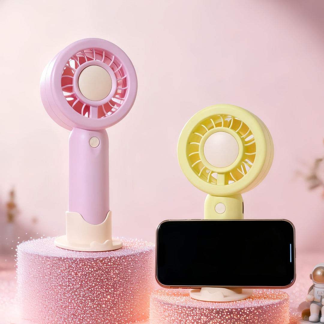 Ventilateur Portable USB pour Femme Design Ergonomique 1