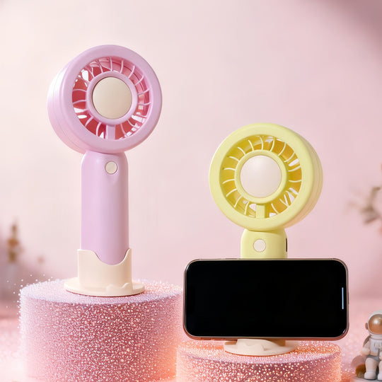 Ventilateur Portable USB pour Femme Design Ergonomique 1