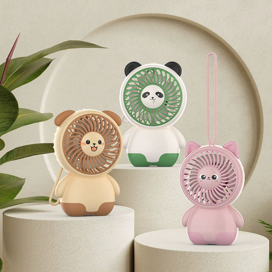Ventilateur Portable Unisexe Thème Animaux Ludiques 1