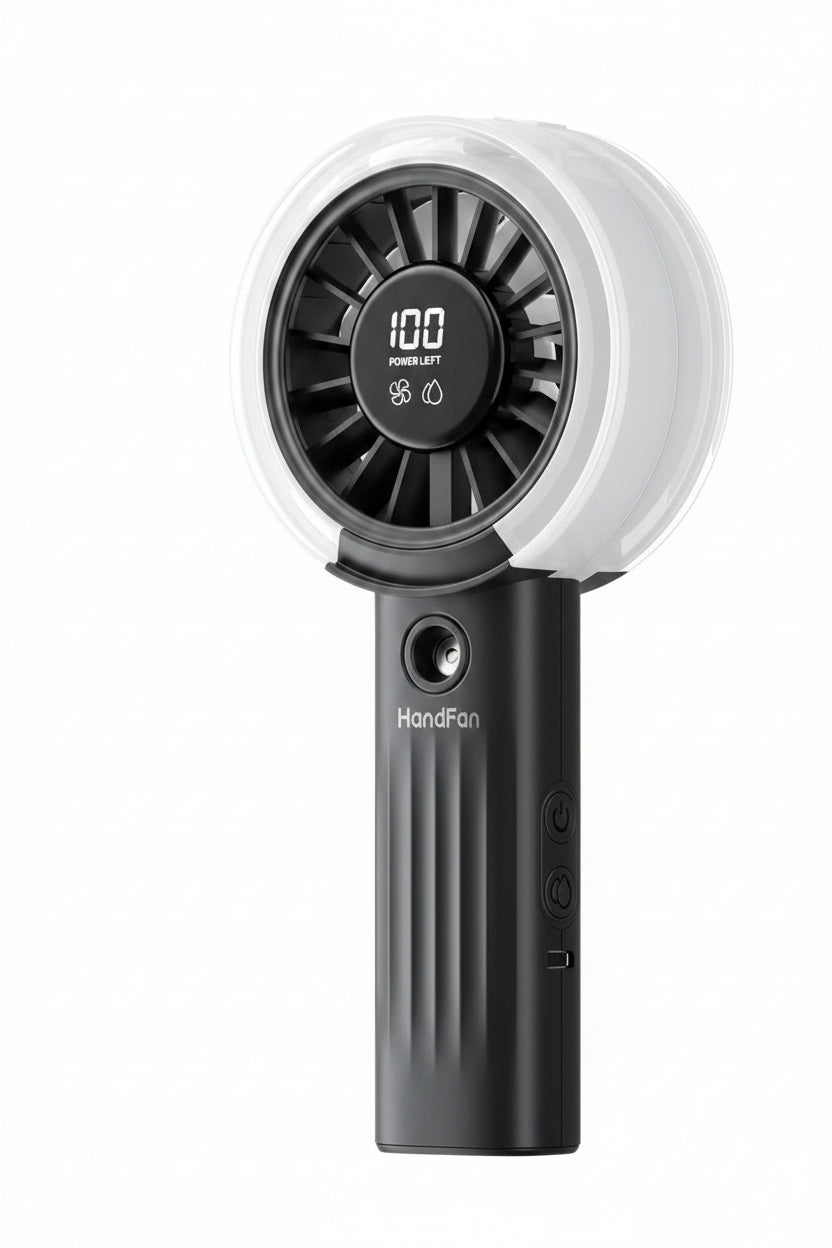 Ventilateur Portable Unisexe avec Fonction Brumisateur et Contrôle Tactile 0
