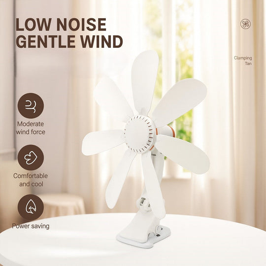 Ventilateur Portable à Clip pour Bureau et Chambre 2