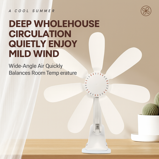 Ventilateur Portable à Clip pour Bureau et Chambre 3