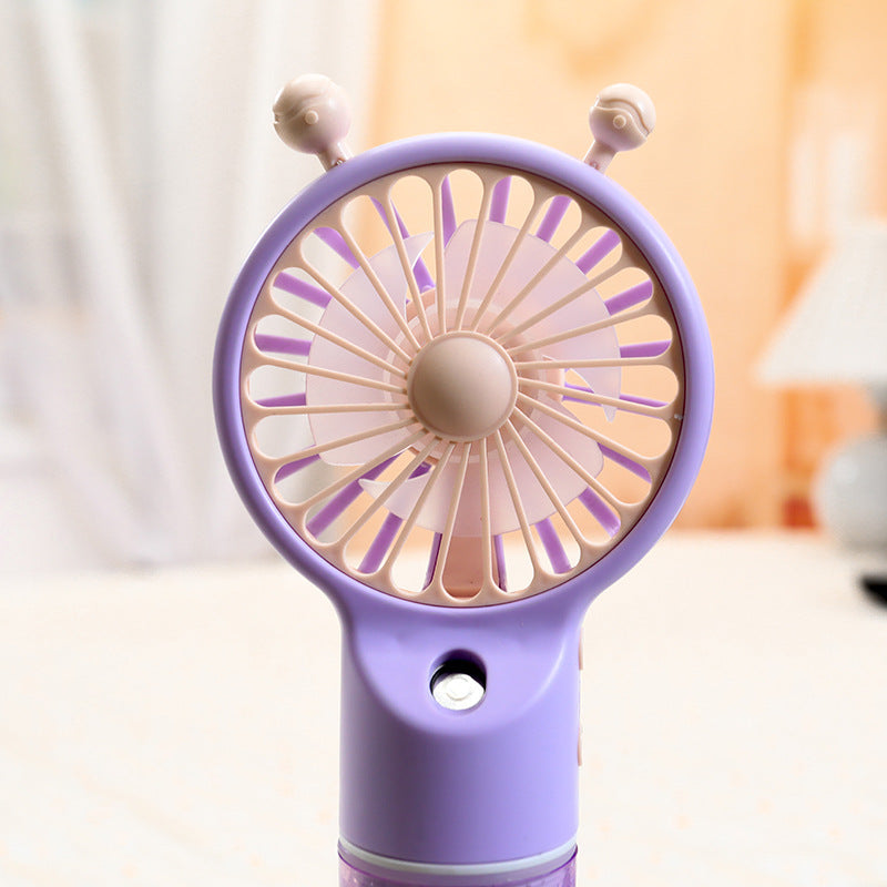 Ventilateur Portable avec Pulvérisateur pour Femmes 2