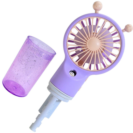 Ventilateur Portable avec Pulvérisateur pour Femmes 4