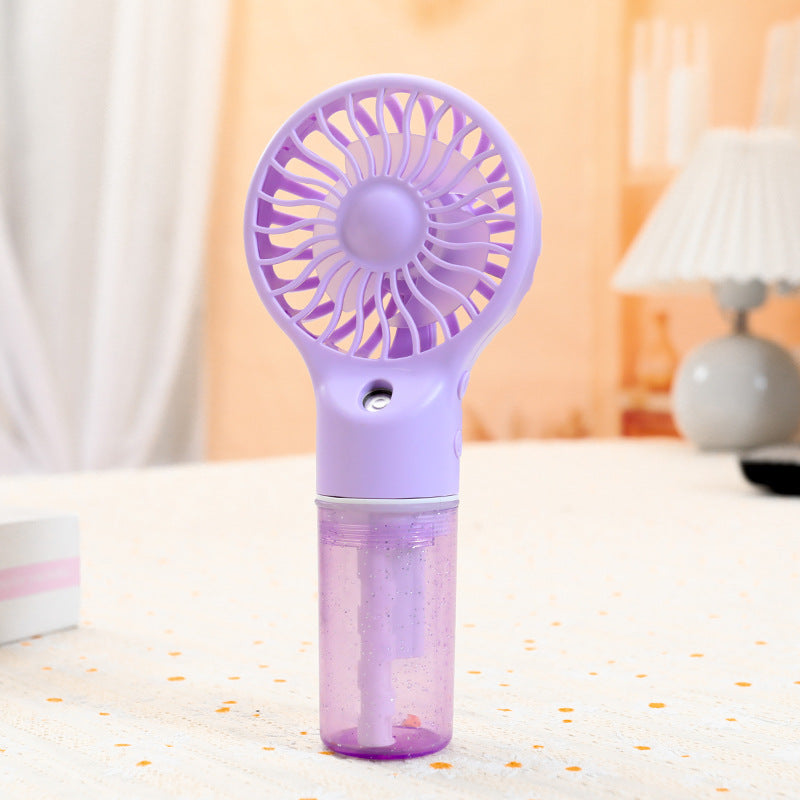 Ventilateur Portable avec Pulvérisateur pour Femmes 9