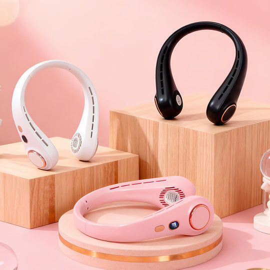 Ventilateur Portable de Cou pour Femme Design Ergonomique 2