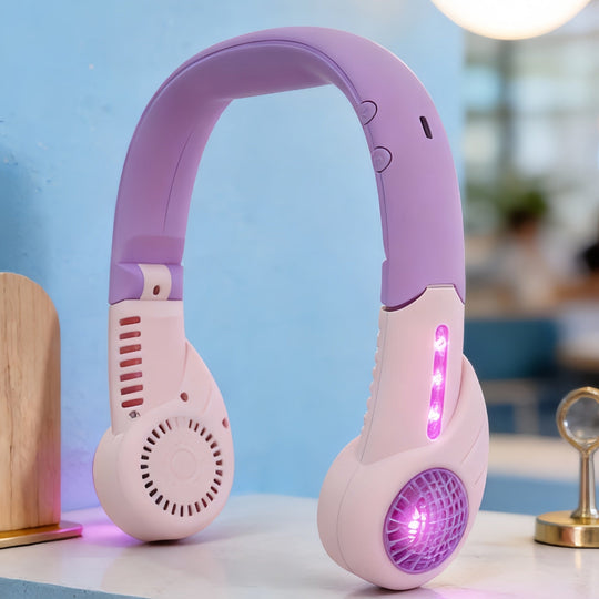 Ventilateur Portable de Cou pour Femme Design Ergonomique 4