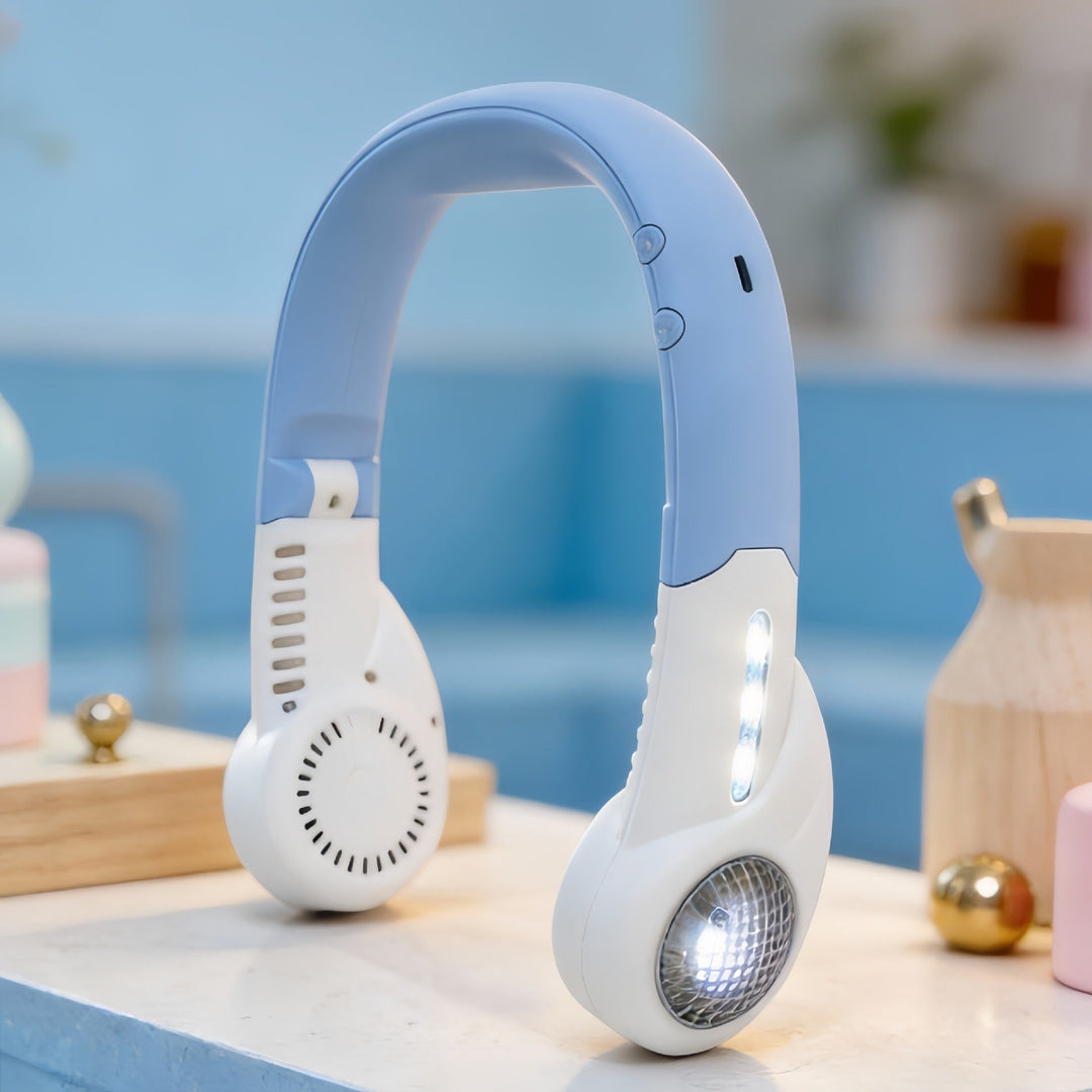 Ventilateur Portable de Cou pour Femme Design Ergonomique 6
