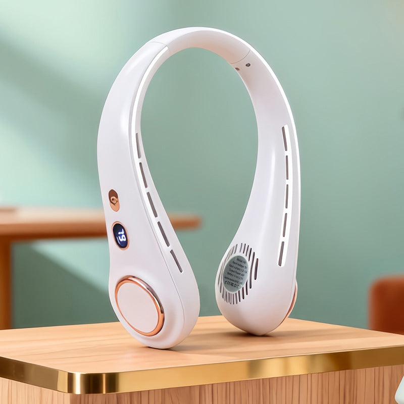 Ventilateur Portable de Cou pour Femme Design Ergonomique 8