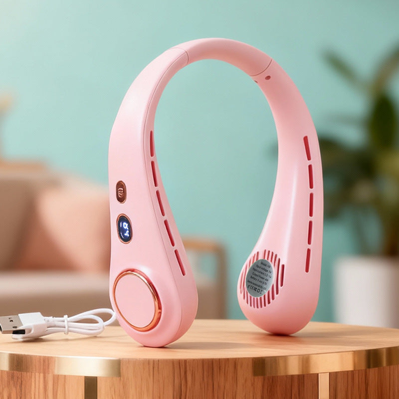 Ventilateur Portable de Cou pour Femme Design Ergonomique 9