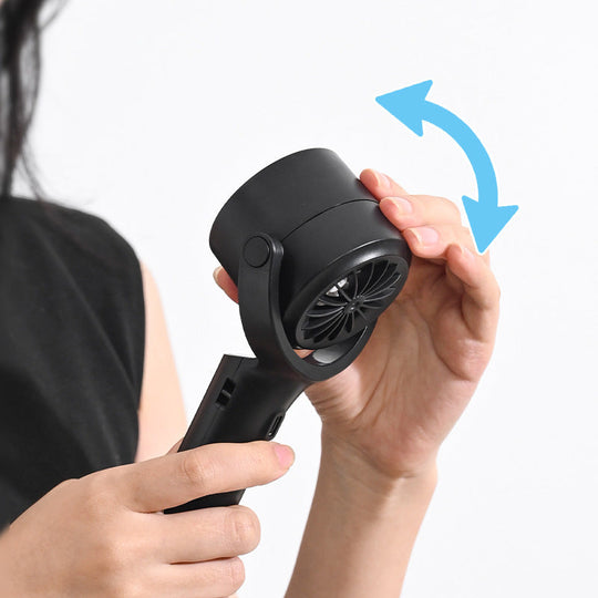 Ventilateur Portatif Unisexe Compact avec Tête Inclinable et Moteur Silencieux 5