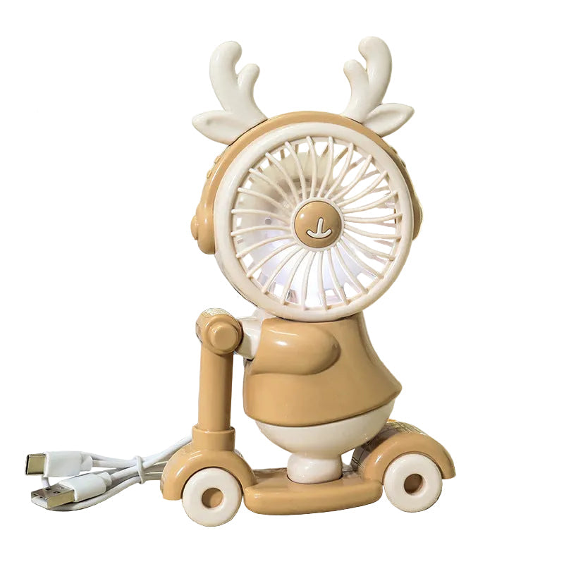Ventilateur USB Animal Créatif Léger avec Éclairage LED 0