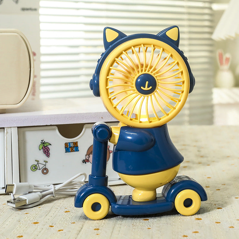 Ventilateur USB Animal Créatif Léger avec Éclairage LED 10