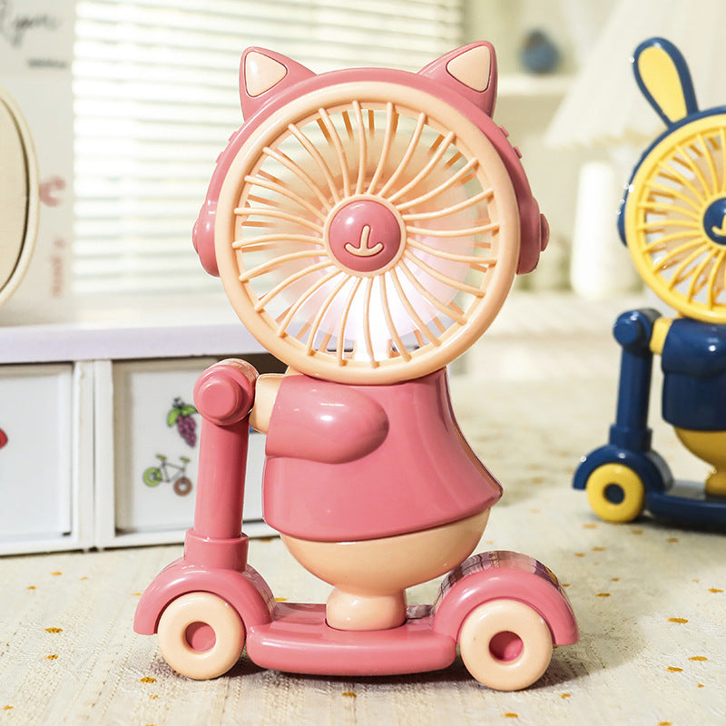 Ventilateur USB Animal Créatif Léger avec Éclairage LED 2