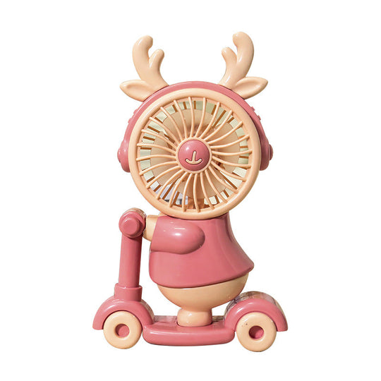 Ventilateur USB Animal Créatif Léger avec Éclairage LED 5