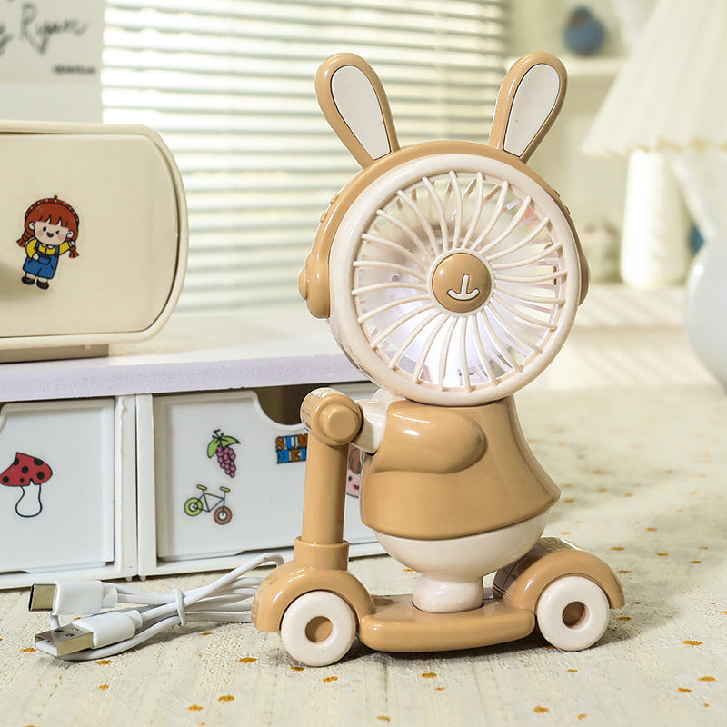 Ventilateur USB Animal Créatif Léger avec Éclairage LED 7