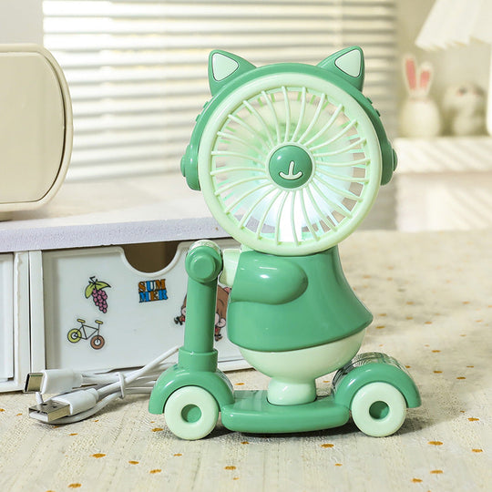 Ventilateur USB Animal Créatif Léger avec Éclairage LED 9
