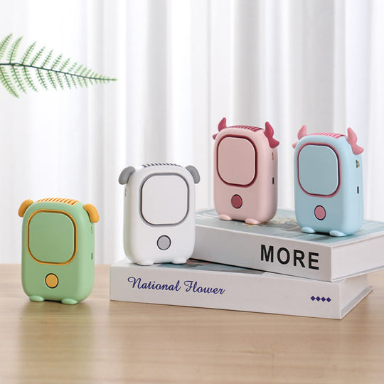 Ventilateur USB Portable Unisexe Design Vache Compact 1