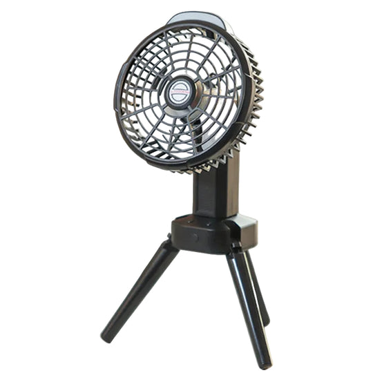 Ventilateur USB Portable avec Trépied et Lumière LED pour Camping 0