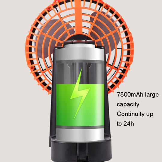 Ventilateur USB Portable avec Trépied et Lumière LED pour Camping 3