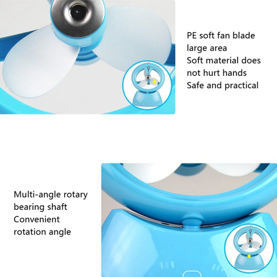 Ventilateur USB Rechargeable Silencieux pour Bureau 4