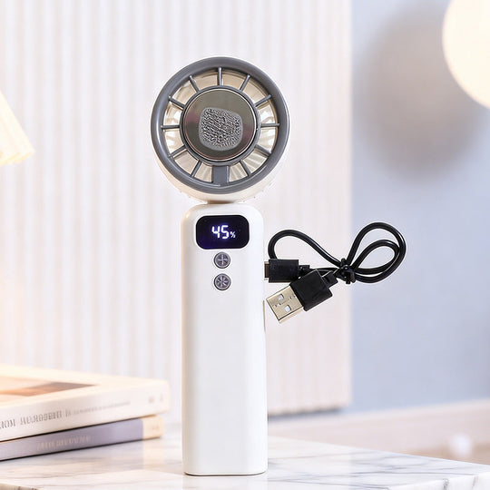 Ventilateur à main multifonctionnel avec affichage LED 2