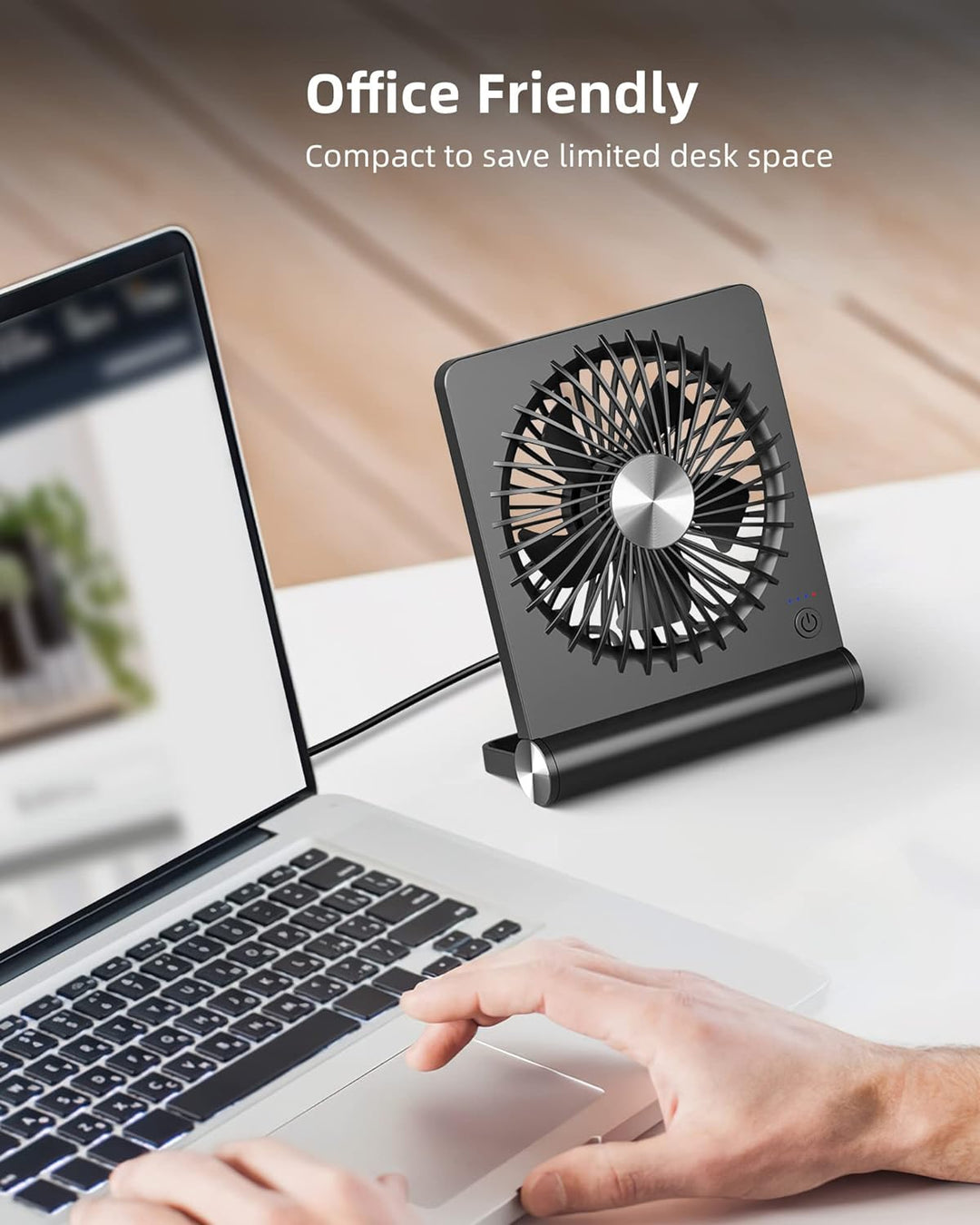 Ventilateur de Bureau Compact Ultra Silencieux 1