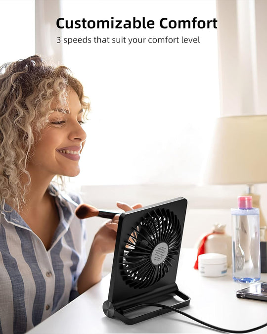 Ventilateur de Bureau Compact Ultra Silencieux 4