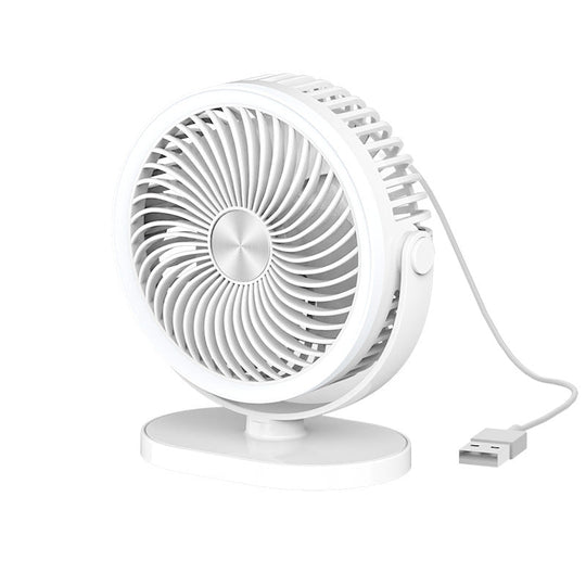 Ventilateur de Bureau Mini Compact Multifonctionnel Silencieux avec Vitesses Réglables 3