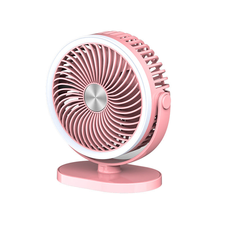 Ventilateur de Bureau Mini Compact Multifonctionnel Silencieux avec Vitesses Réglables 4