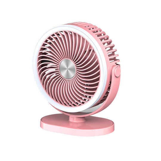 Ventilateur de Bureau Mini Compact Multifonctionnel Silencieux avec Vitesses Réglables 4