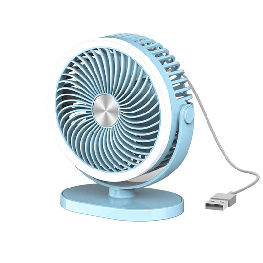 Ventilateur de Bureau Mini Compact Multifonctionnel Silencieux avec Vitesses Réglables 5