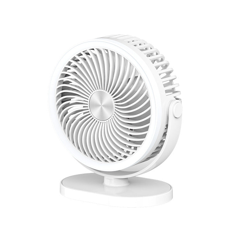 Ventilateur de Bureau Mini Compact Multifonctionnel Silencieux avec Vitesses Réglables 6