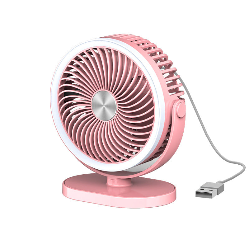 Ventilateur de Bureau Mini Compact Multifonctionnel Silencieux avec Vitesses Réglables 8