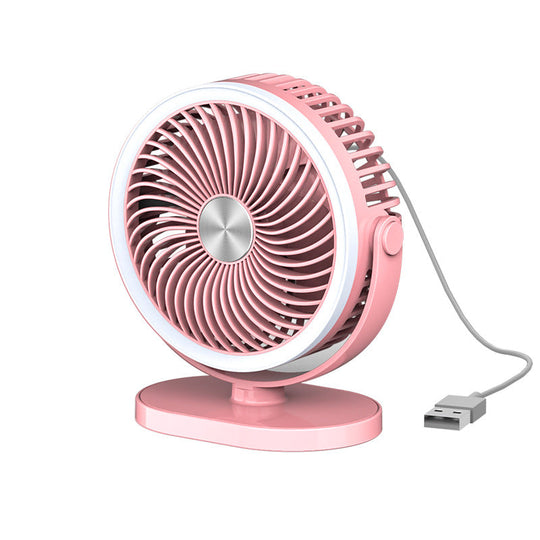 Ventilateur de Bureau Mini Compact Multifonctionnel Silencieux avec Vitesses Réglables 8