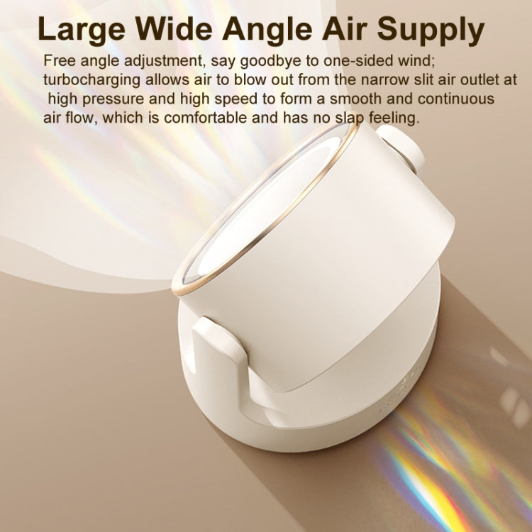 Ventilateur de Bureau Multifonctionnel avec Miroir LED Oscillant 5