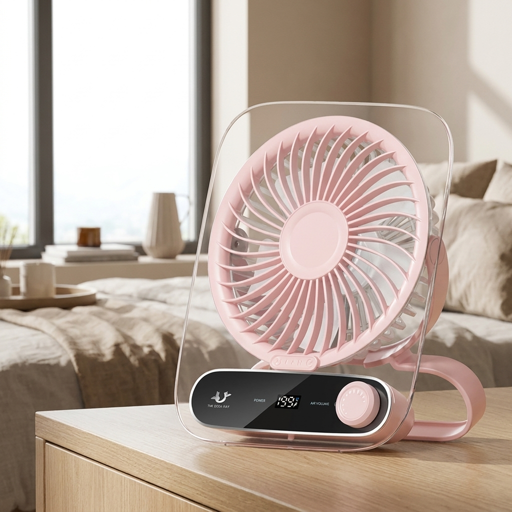 Ventilateur de Bureau Numérique Ultra Fin avec 199 Réglages de Vitesse 2