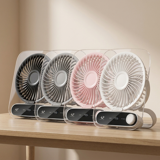 Ventilateur de Bureau Numérique Ultra Fin avec 199 Réglages de Vitesse 6