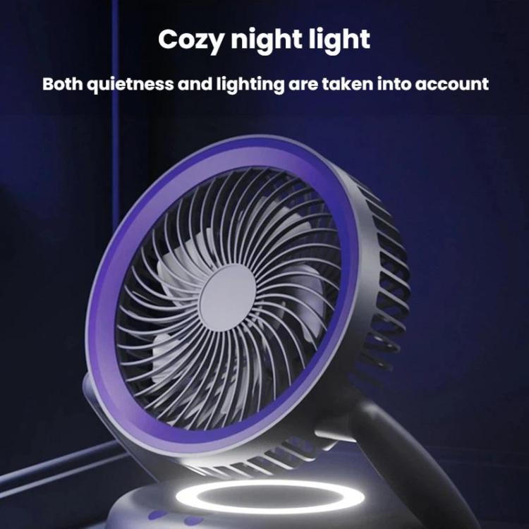 Ventilateur de Bureau Pliable avec Lumière LED 7