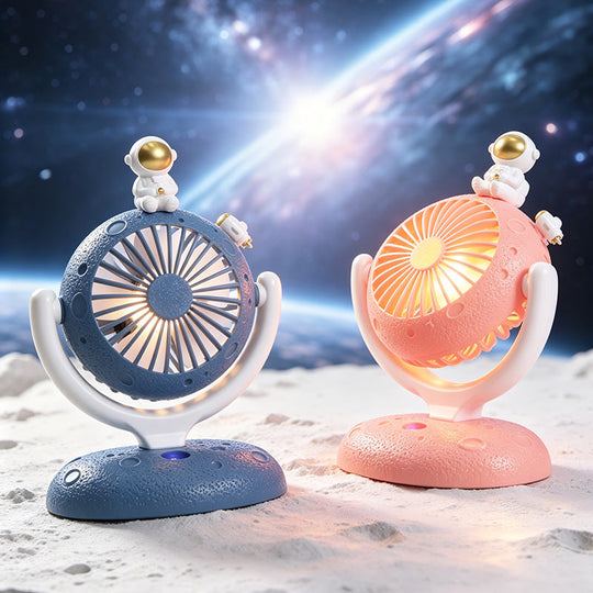 Ventilateur de Bureau USB Portable Astronaute Design Créatif et Silencieux 4