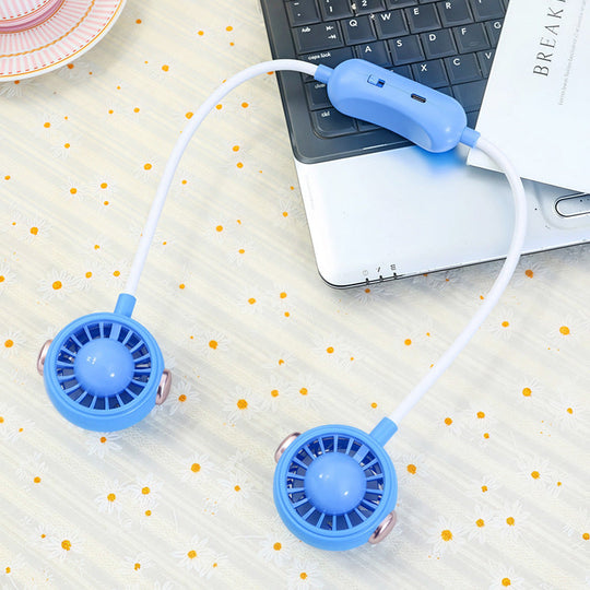 Ventilateur de Cou Portable USB pour Femme Flexible 0