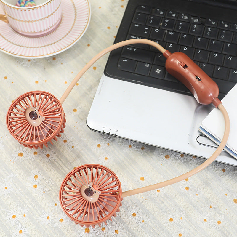 Ventilateur de Cou Portable Unisexe Flexible 7