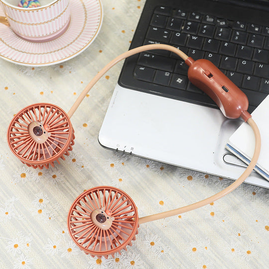 Ventilateur de Cou Portable Unisexe Flexible 7