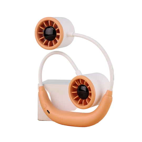 Ventilateur de Cou Portable pour Femme avec Double Ventilateur 0
