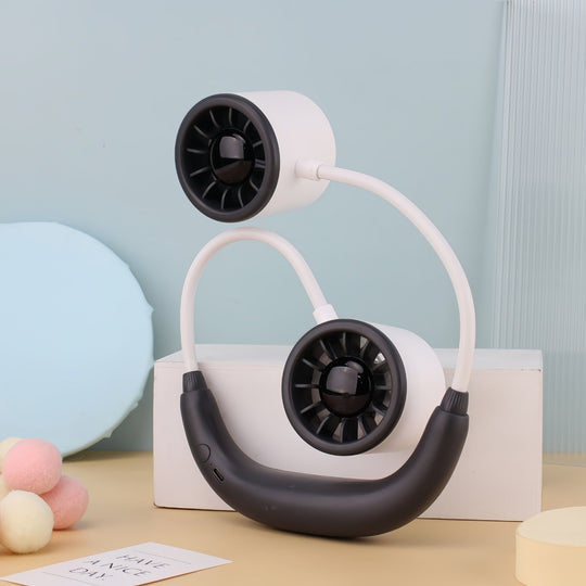 Ventilateur de Cou Portable pour Femme avec Double Ventilateur 6