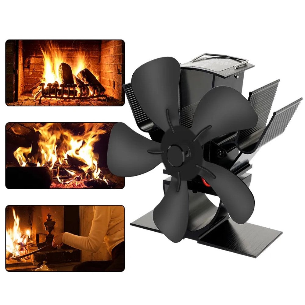 Ventilateur de Poêle à Bois Silencieux Avec Design Raffiné 0