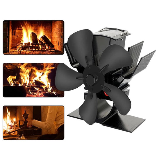 Ventilateur de Poêle à Bois Silencieux Avec Design Raffiné 0