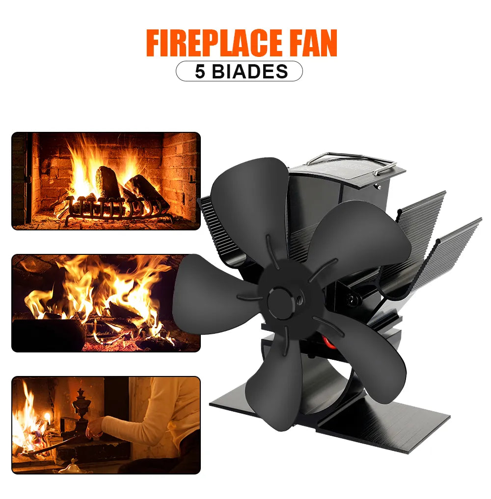 Ventilateur de Poêle à Bois Silencieux Avec Design Raffiné 6