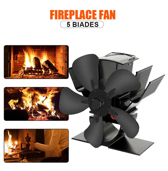 Ventilateur de Poêle à Bois Silencieux Avec Design Raffiné 6